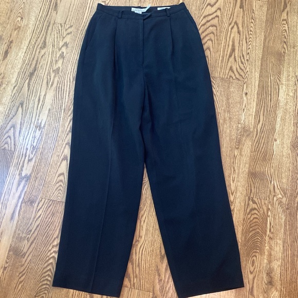 Coordinated set suit pant suit Eddie Bauer black size 12 trouser classic - Picture 9 of 14